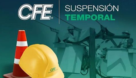 CFE suspende luz 5.5 horas en Cuernavaca por mantenimiento
